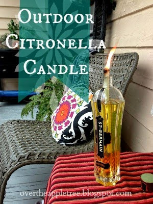 DIY citronella candle, Over The Apple Tree