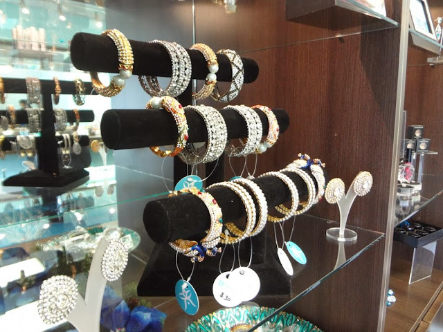 Jewelry for sale inside 4 Angels Beauty Care in Vancouver