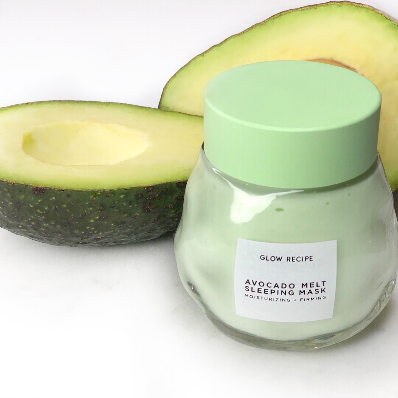 Glow Recipe Avocado Melt Sleeping Mask bubbles and beauty