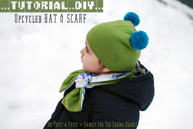 Upcycled Hat & Scarf DIY