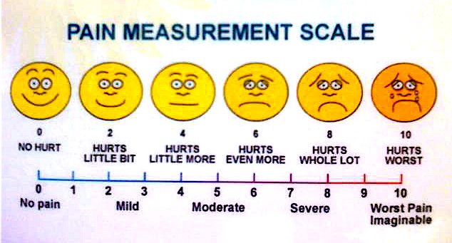 Lisa's Blog: What's Your Pain Level?