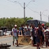 Motorista faz manobra errada e provoca acidente na BR-242 em frente ao Banco do Brasil em Barreiras