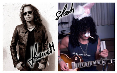 Kirk Hammet y Slash