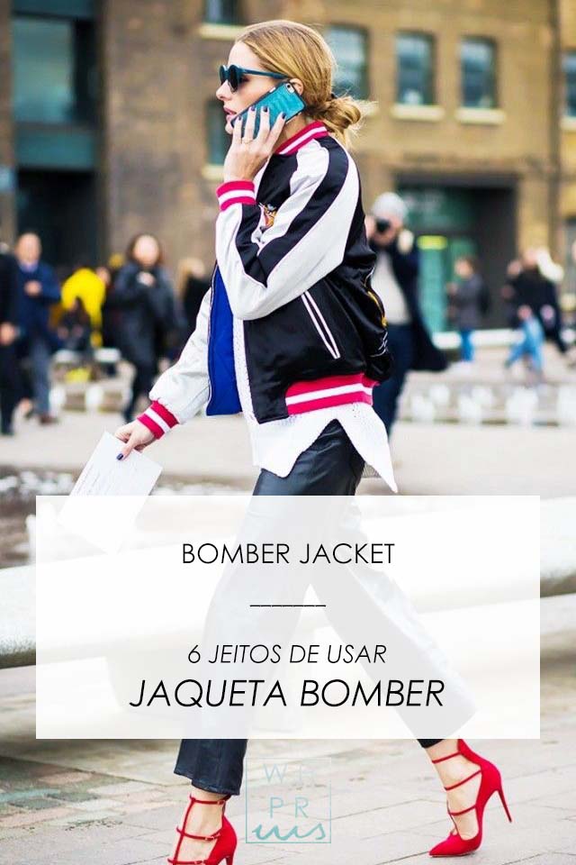 Whisper by Sara: BOMBER JACKET | 6 JEITOS DE USAR JAQUETA BOMBER @whisperbysara || Olivia Palermo, photo via Style Du Monde BOMBER JACKET | 6 JEITOS DE USAR JAQUETA BOMBER