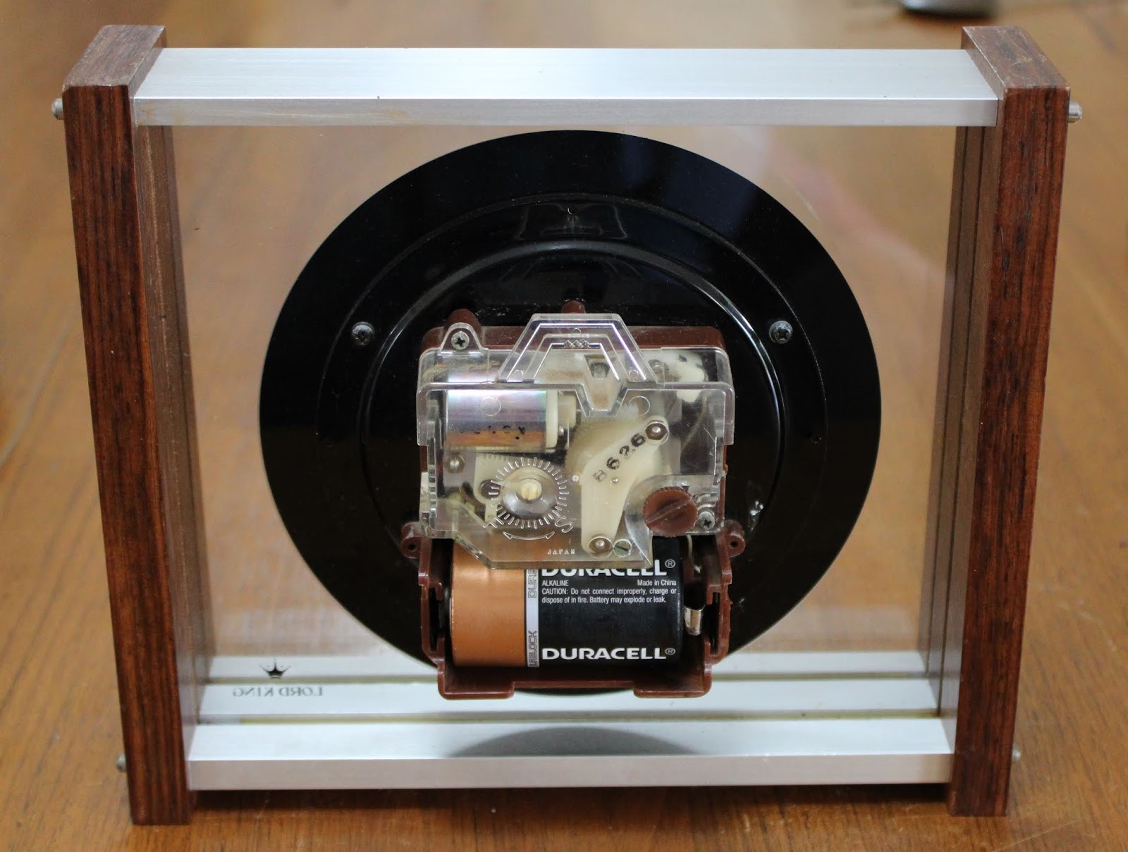 Lord King World Time Jet aircraft balancewheel battery clock Japan c1970