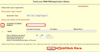 how to track pan card details