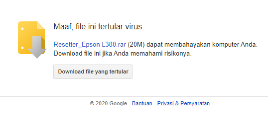 Cara Download File Google Drive Tertular Virus