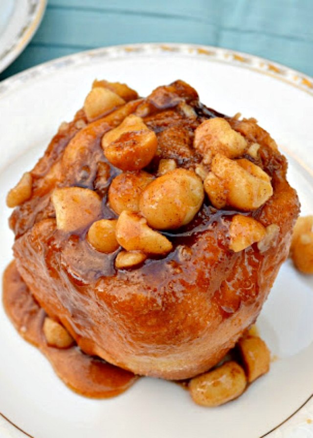 Macadamia Nut Sticky Buns are a favorite version of cinnamon rolls like they sell in Hawaii! These will make Christmas morning extra special from Serena Bakes Simply From Scratch.