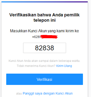 Kode Verifikasi untuk mengaktifkan layanan Email Kode Verifikasi untuk mengaktifkan layanan Email