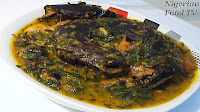 nigerian soup recipes, ofe owerri