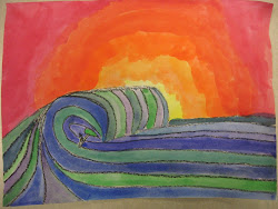 warm colors cool paintings colour grade 6th miss mix encouraged students young artranked together another