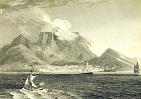 Cape Town and the Table Mountain from A New Geographical Dictionary by JW Clarke (1814) Cape Town and the Table Mountain from A New Geographical Dictionary by JW Clarke (1814)