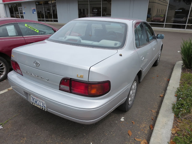 1995 Toyota Camry after collision repairs & color change at Almost Everything Auto Body
