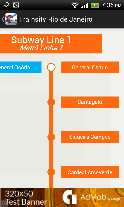 dominoc925: Trainsity Rio de Janeiro Metro Android App