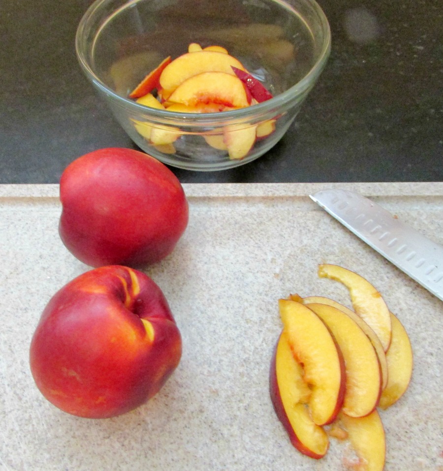 Cooking With Carlee Brown Sugar Nectarine Sheet Cake