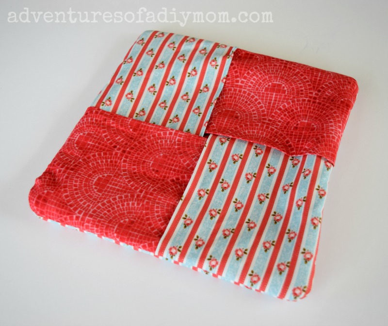 Easy Fabric Hot Pad Beginner's Sewing Project Adventures of a DIY Mom