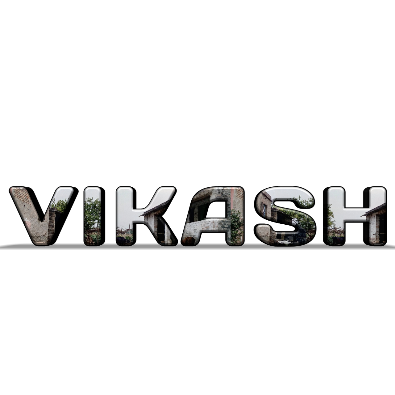 Vikash 3d Name Png Image