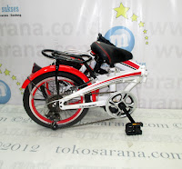 Sepeda Lipat Totoron 6 Speed 16 Inci