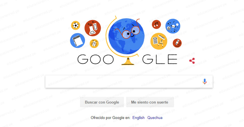 DÍA DEL MAESTRO: Google, el gigante de internet rinde homenaje con doodle animado DÍA DEL MAESTRO: Google, el gigante de internet rinde homenaje con doodle animado