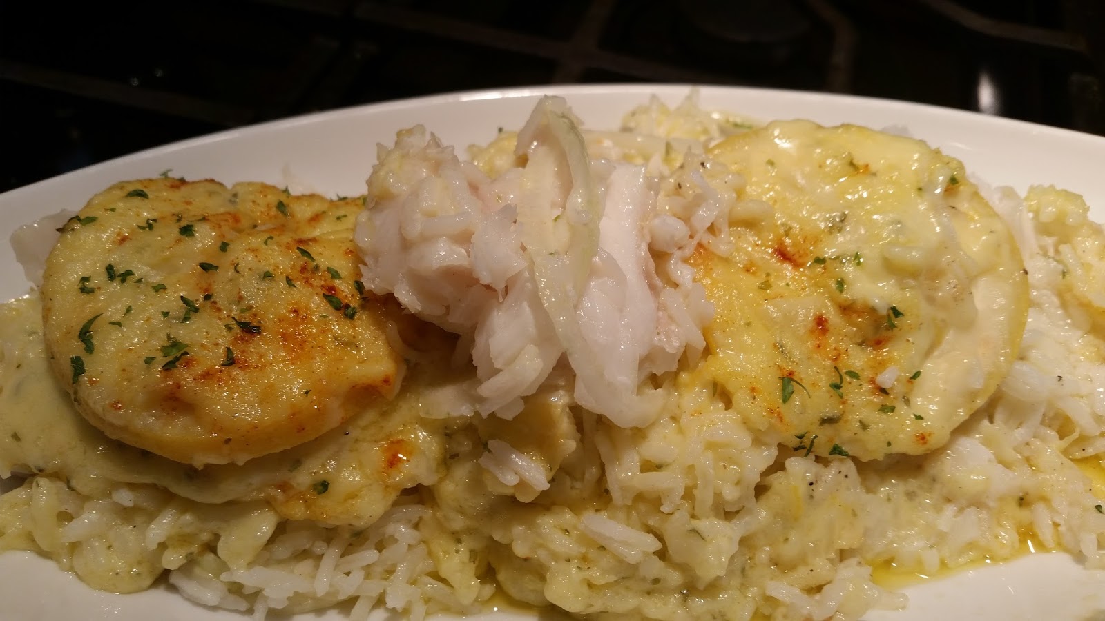 Baked Icelandic Cod Lemon Cream Rice Casserole FaintWorthy
