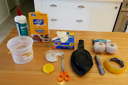 string diy fabric pendant stiffener glue wood homemade starch fixture container lights recipe artwork tips supplies needed stiffner