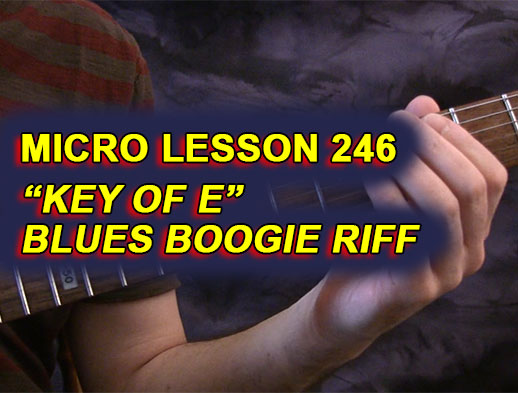 Boogie Riff Shop Micro Lesson 246: