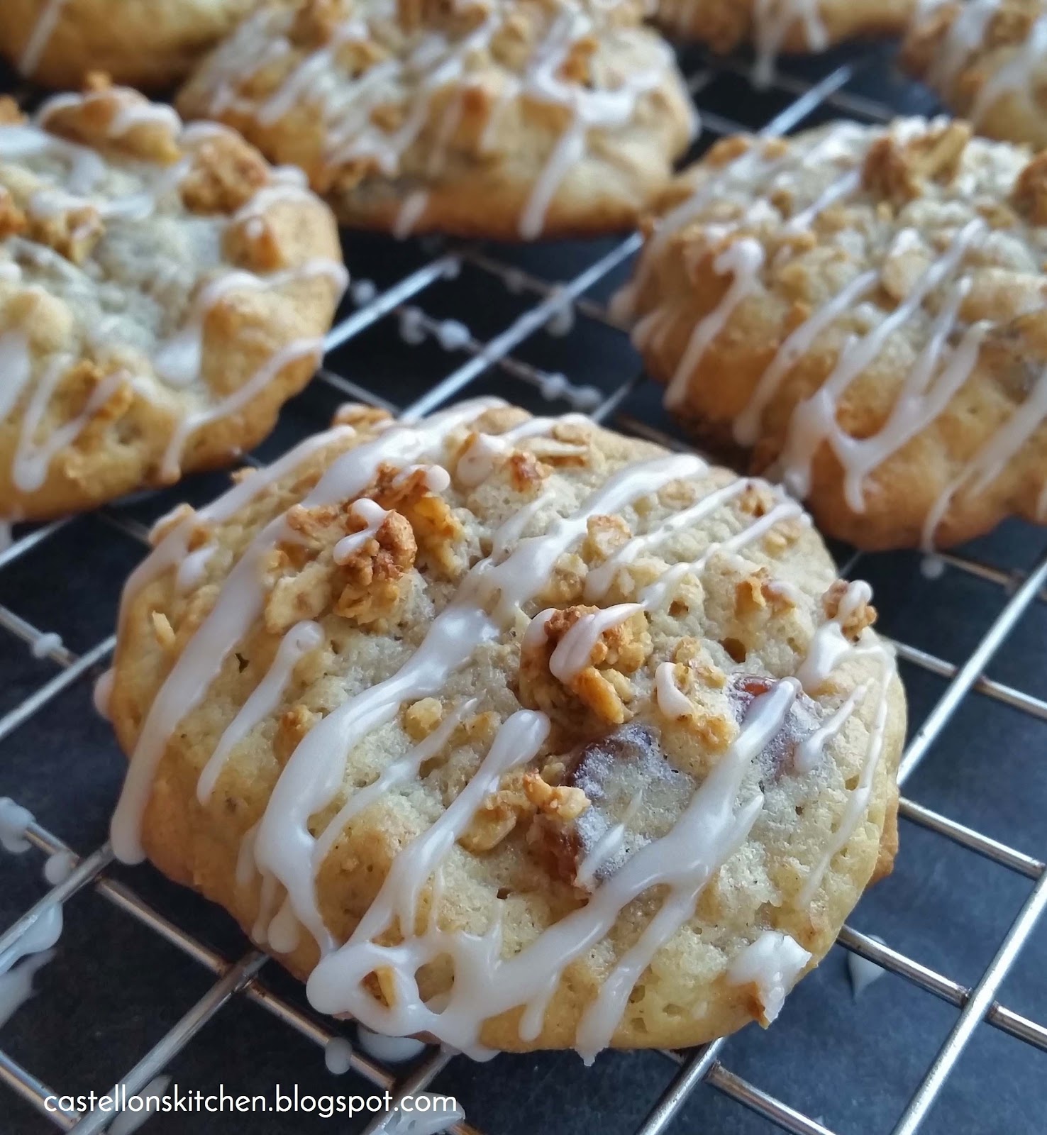 Castellon's Kitchen Sour Cream Granola Cookies
