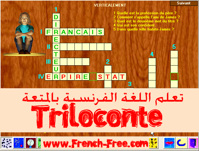دروس اللغة الفرنسية مُمتعة مع لعبة Triloconte للتحميل مجانا 1