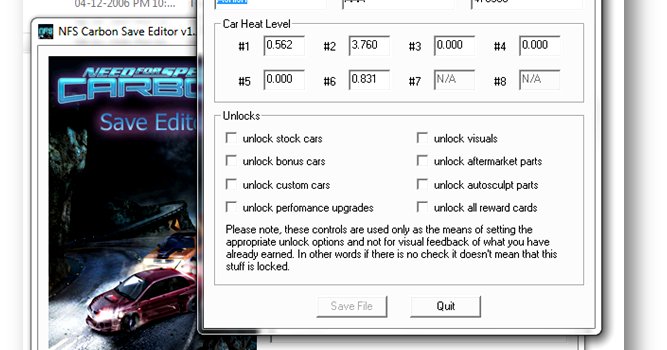 Editor De Save Nfs Carbon Editor De Save Nfs Carbon