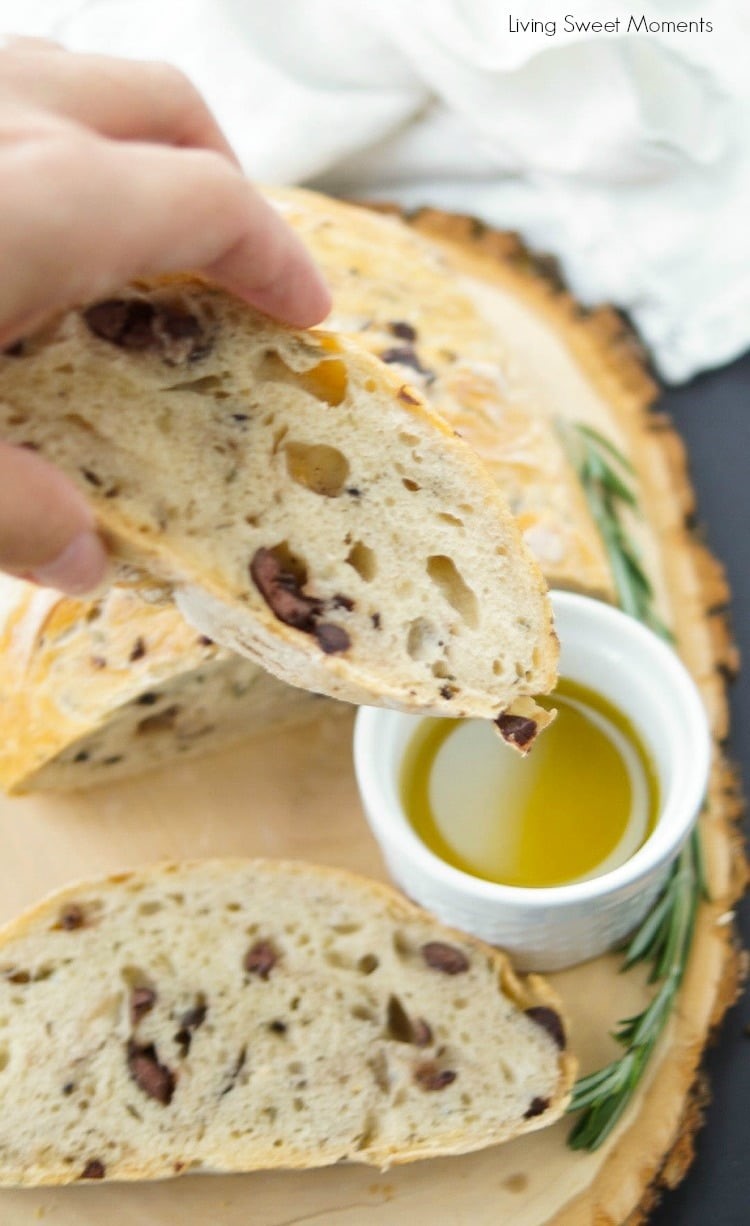 Crusty Rosemary Olive Bread Asian Oishi Recipe