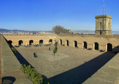 Parade Ground of Montjuic Castle in Barcelona