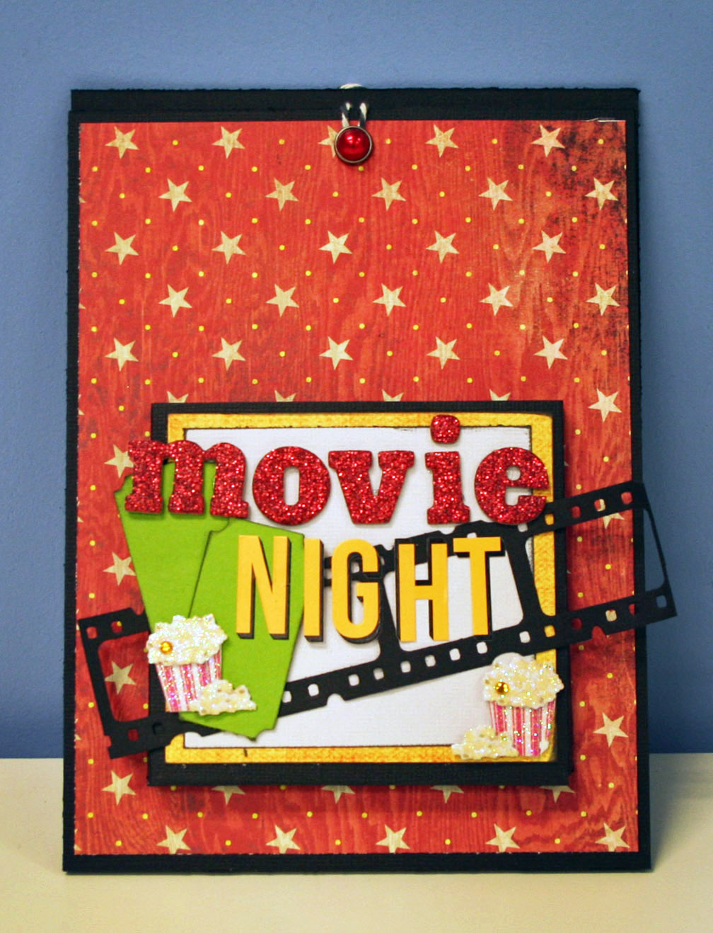 Oh My Crafts Blog Movie Night DVD Gift Bag