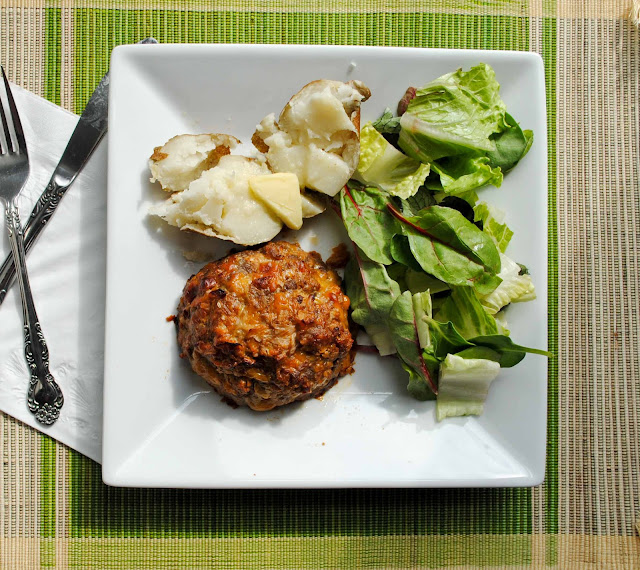 Cheesy Mini Meatloaf image Cheesy Mini Meatloaf from NeighborFoodBlog.com