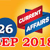 Kerala PSC Daily Malayalam Current Affairs 26 Sep 2018