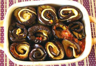 zapiekane roladki bakłażanowe roladki z bakłażana i mozzarelli