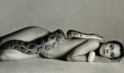 girl with snake