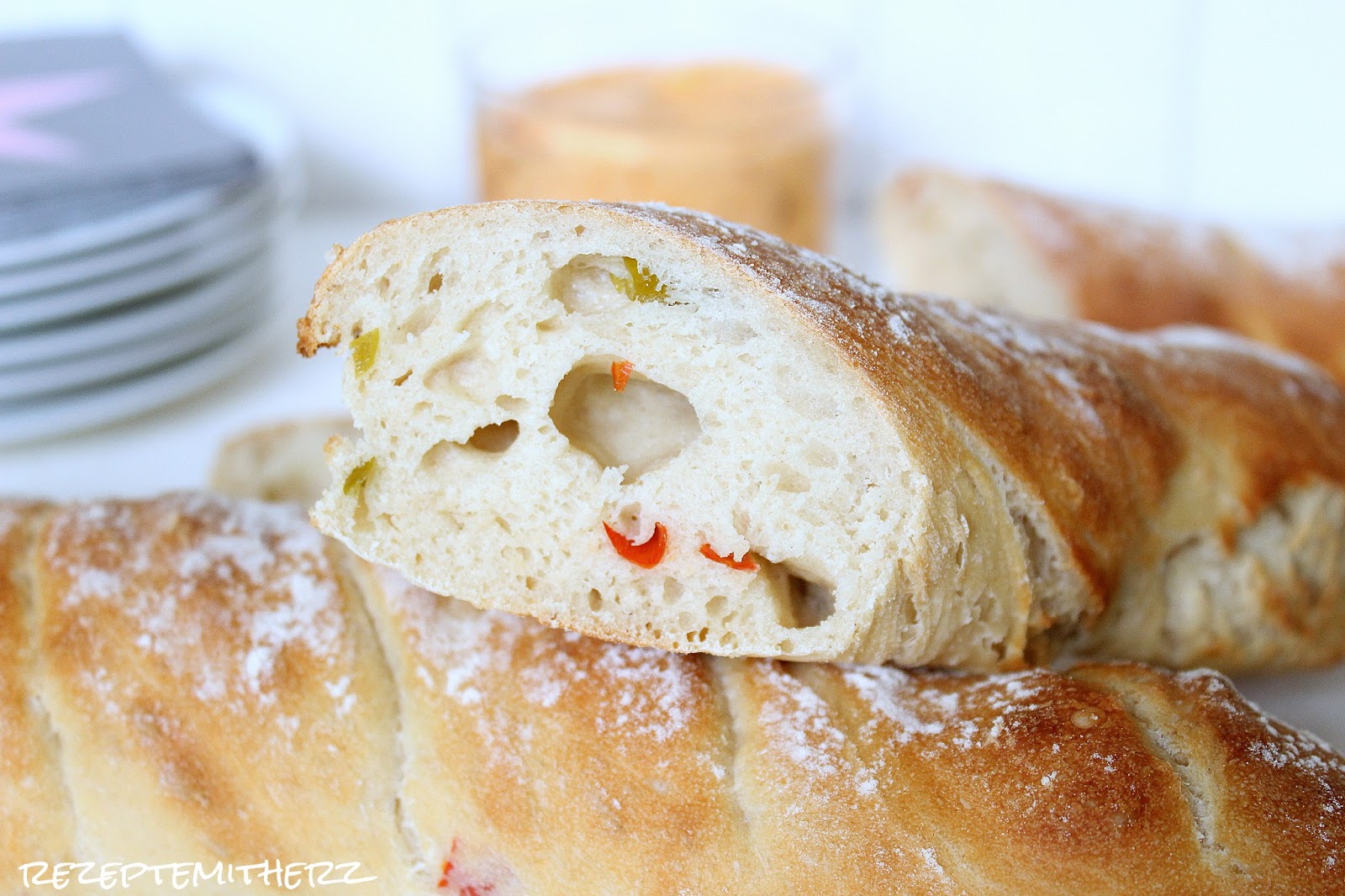 Rezepte mit Herz Pepperoni Baguette