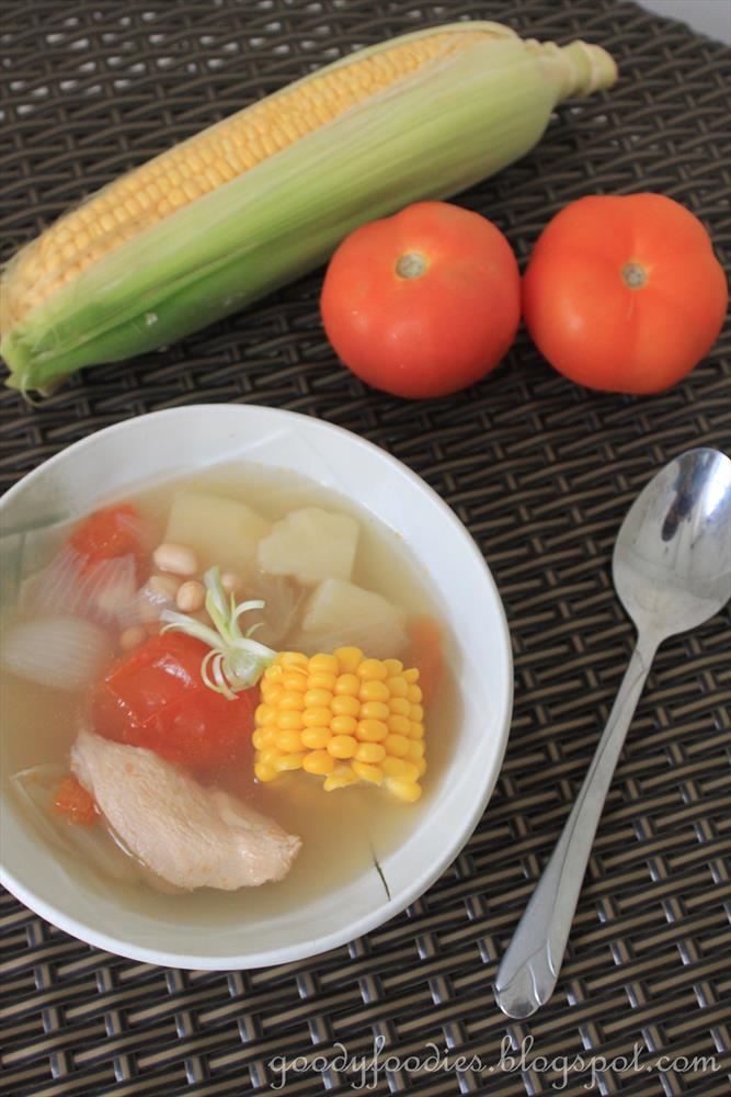 GoodyFoodies: Recipe: Healthy Chinese ABC Soup with Sweet Corn