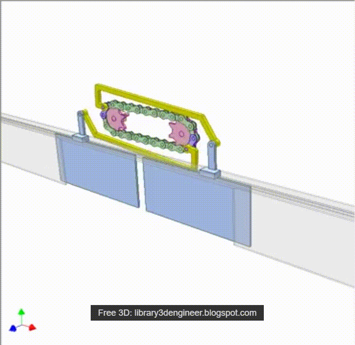 Lift door Idea mechanism 100184