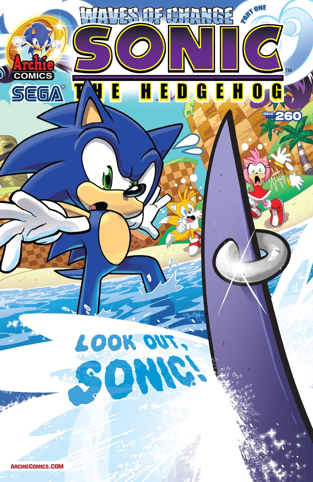 Hedgehogs Cant Swim Sonic The Hedgehog Issue 260