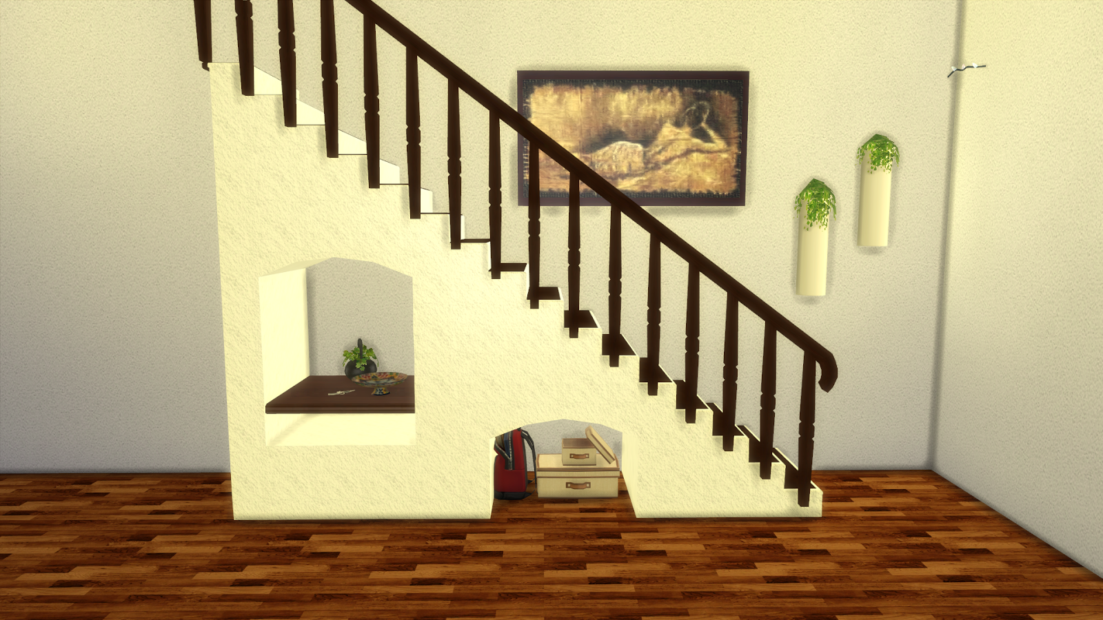 Decorative Staircase by Leo4Sims Sims Find CC >> Custom Content