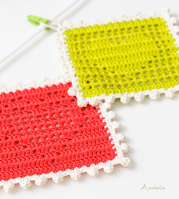 Free pattern: Heart crochet filet tablecloths by Anabelia Craft Design