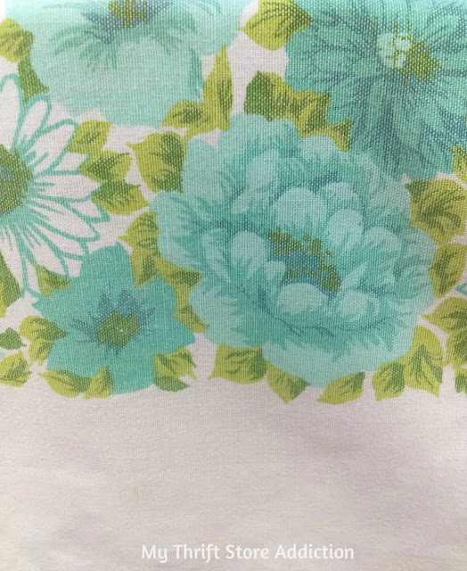 vintage floral tablecloth
