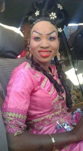 3 Photos: Check out a bride's makeup for her wedding in Liberia