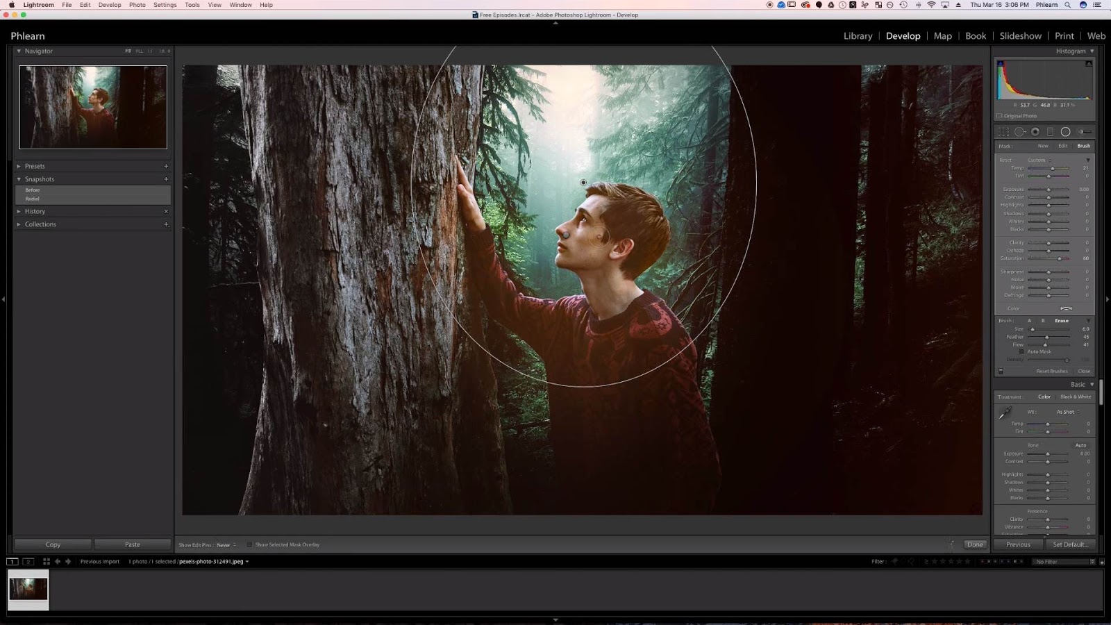 How to Use Graduated + Radial Filters in Lightroom