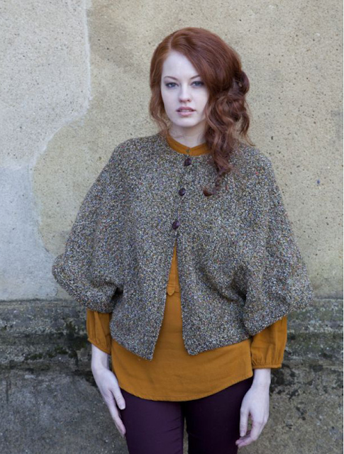 The Vintage Pattern Files: Free 1950's Knitting Pattern - Cardigan Cape The Vintage Pattern Files: Free 1950's Knitting Pattern - Cardigan Cape