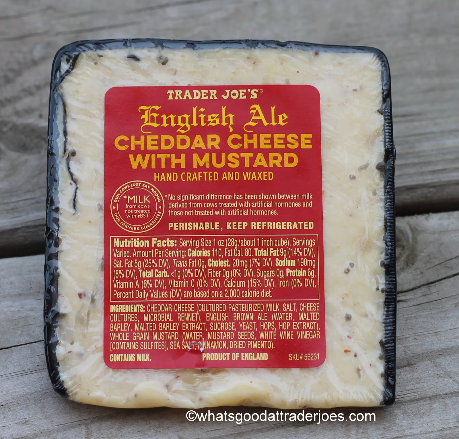 What's Good at Trader Joe's? Trader Joe's English Ale Cheddar Cheese