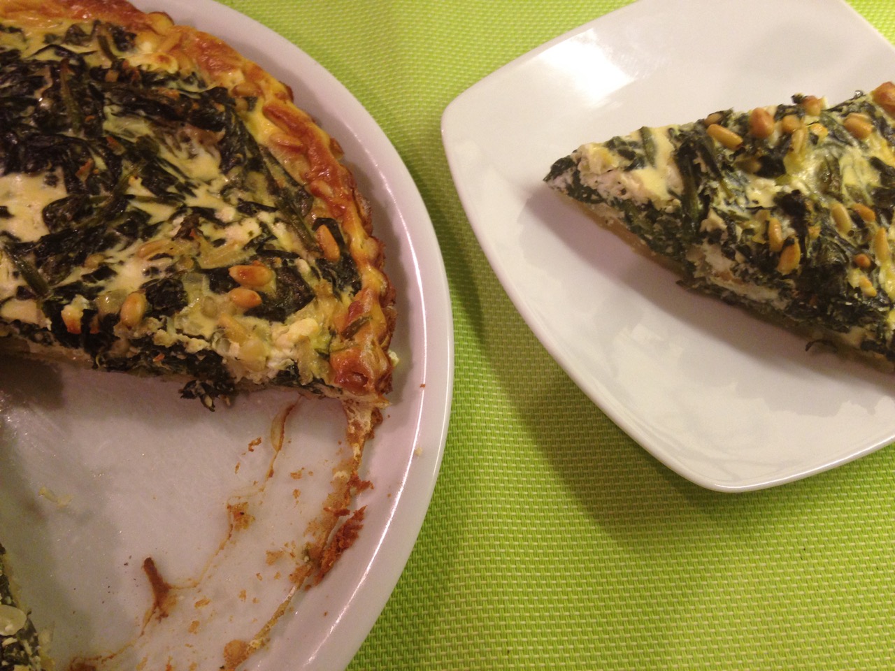 Cooking Around the World Spinach and Feta Tart