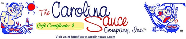 Carolina Sauce Gift Certificates