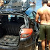 Carro é encontrado submerso dentro de rio no Sul da Bahia